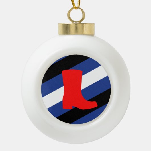 Laars Pride-vlag Keramische Bal Ornament (Voorkant)