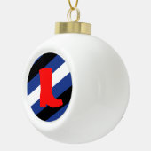 Laars Pride-vlag Keramische Bal Ornament (Rechts)