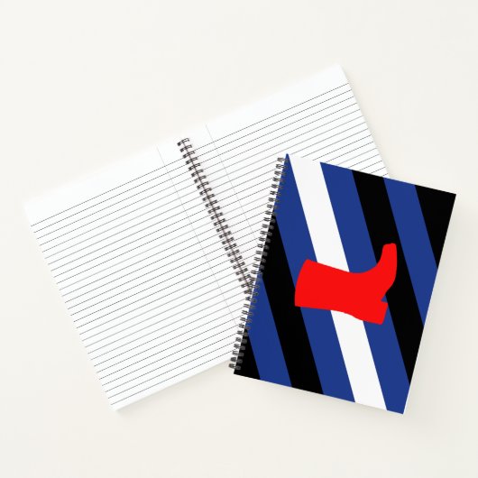 Laars Pride-vlag Notitieboek (Binnen)