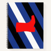 Laars Pride-vlag Notitieboek (Voorkant)