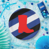 Laars Pride-vlag Papieren Bordje (Feest)