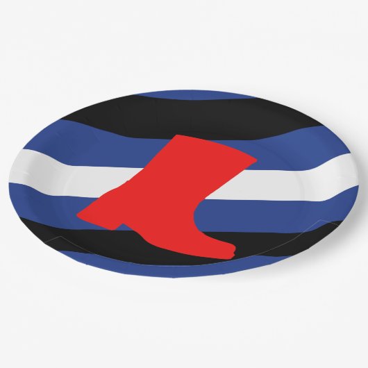 Laars Pride-vlag Papieren Bordje (Gekanteld)