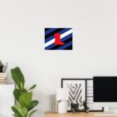 Laars Pride-vlag Poster (Thuiskantoor)