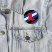 Laars Pride-vlag Ronde Button 5,7 Cm (In situ)
