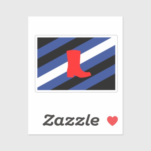 Laars Pride-vlag Sticker (Vel)