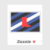 Laars Pride-vlag Sticker (Vel)