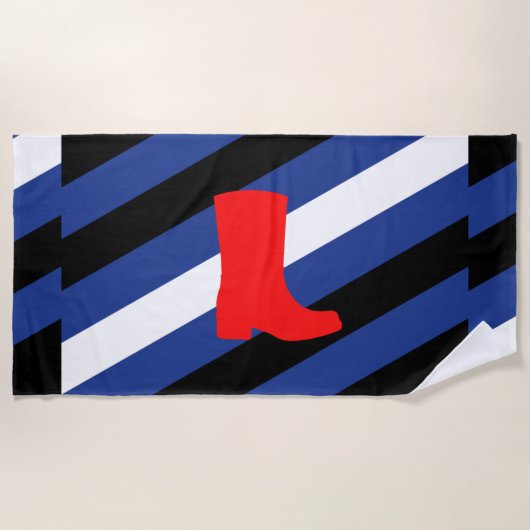 Laars Pride-vlag Strandlaken (Voorkant)