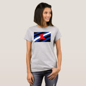Laars Pride-vlag T-shirt (Voorkant volledig)