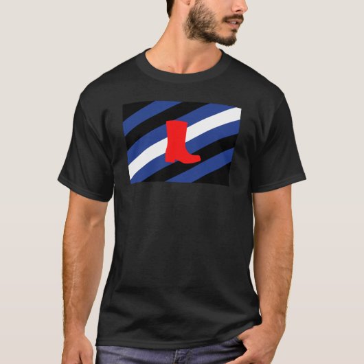 Laars Pride-vlag T-shirt (Voorkant)