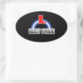 Laars trots ovale sticker (Tas)