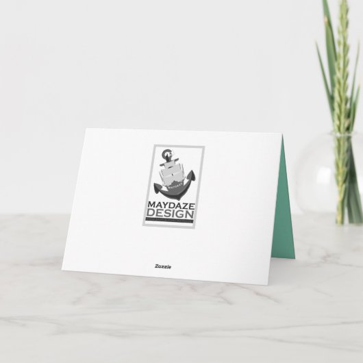 laarsstomp hart feestdagen kaart (Achterkant)