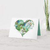 laarsstomp hart feestdagen kaart (Voorkant)