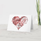 laarsstomp hart feestdagen kaart (Voorkant)