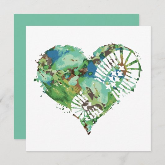 laarsstomp hart kaart (Voorkant / Achterkant)