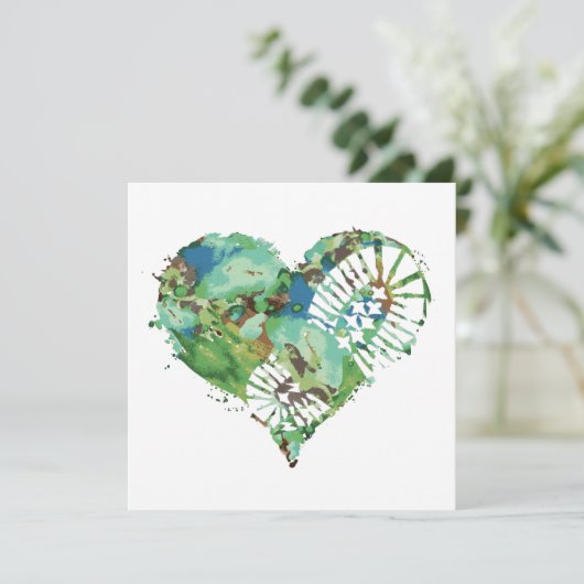 laarsstomp hart kaart (Staand voorkant)