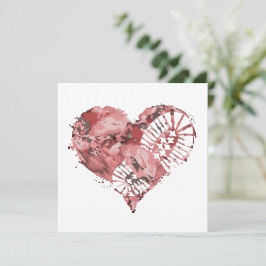 laarsstomp hart kaart (Staand voorkant)