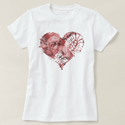 laarsstomp hart t-shirt (Design voorkant)
