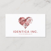 laarsstomp hart visitekaartje (Voorkant)