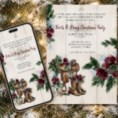 Laarzen & Bling Kerstfeest Kaart