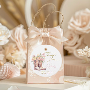 Laarzen Bloemen Bloemisterij Cowgirl Bruidsmeisjes Bedankjes Labels