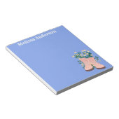Laarzen, Bloemen Notitieblok (Schuin)