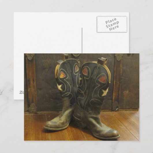  laarzen briefkaart (Voorkant / Achterkant)