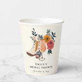 Laarzen & Bruis Western Bruiloftsborrel Papieren Bekers (Achterkant)