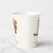 Laarzen & Bruis Western Bruiloftsborrel Papieren Bekers (Links)