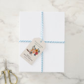 Laarzen & Bruisend Westerse Bruiloft Borrel Cadeaulabel (Met Touw)