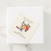 Laarzen & Bruisend Westerse Bruiloftsshowers Bedankjes Labels (In situ)