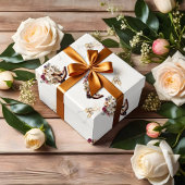 Laarzen & Bruisende Boho-westerse Bruiloftsborrel Inpakpapier Vel