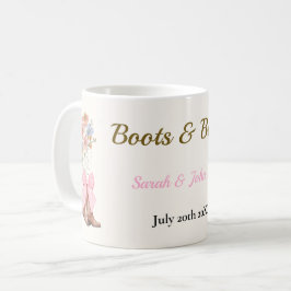 Laarzen & Bruisende Bruiloftsdouche Koffiemok