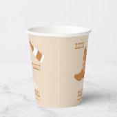 Laarzen Bruisende Rustieke Westerse Bruiloft Count Papieren Bekers (Rechts)