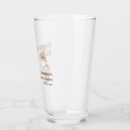 Laarzen & Bubbel Boho Westerse Bruiloftsfeest Part Glas (Links)