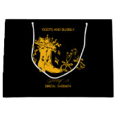 Laarzen & Bubbelig Bruidsmeisjesfeest Groot Cadeauzakje (Voorkant)