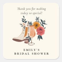 Laarzen & Bubbelige Westerse Bruidsdouche