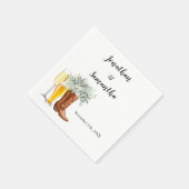 Laarzen Bubbels & Brouwen Trouwen Eucalyptus Servet (Hoek)