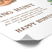 laarzen & bubbels vrijgezellenfeest Ringjacht spel Poster (Hoek)