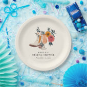 Laarzen & Bubbels Westerse Bruidsmeisjesborrel Papieren Bordje (Feest)