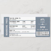 Laarzen bubbly bachelorette boarding pass Texas ch Kaart (Achterkant)