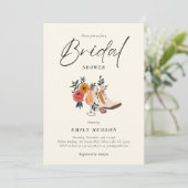 Laarzen & Bubbly Western Vrijgezellenfeest Kaart (Staand voorkant)