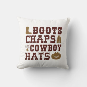 Laarzen Chaps En Cowboyhoeden Kussen