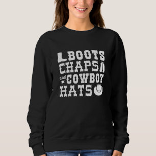 Laarzen Chaps En Cowboyhoeden Trui