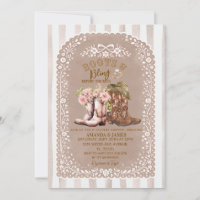 Laarzen en Bling Cowboy Cowgirl Koppel Bruiloft Fe