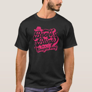 Laarzen en Bling Het is een Cowgirl-ding Western C T-shirt