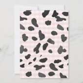 Laarzen en Bling Skin Cowgirl Westerne verjaardag Kaart (Achterkant)