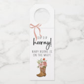 Laarzen en bogen Bottle Hanger Labels (Voorkant)