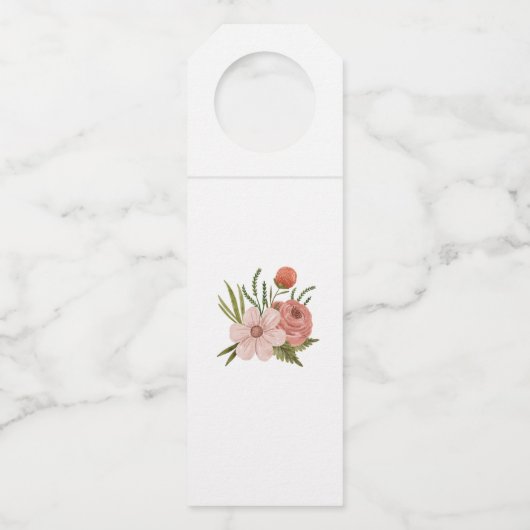 Laarzen en bogen Bottle Hanger Labels (Achterkant)