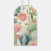 Laarzen en Bruisend Westers Bruidsfeest Cadeaulabel (Achterkant)