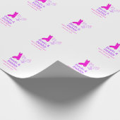 Laarzen en bruisende champagnefles bruidsfeest roz cadeaupapier (Hoek)